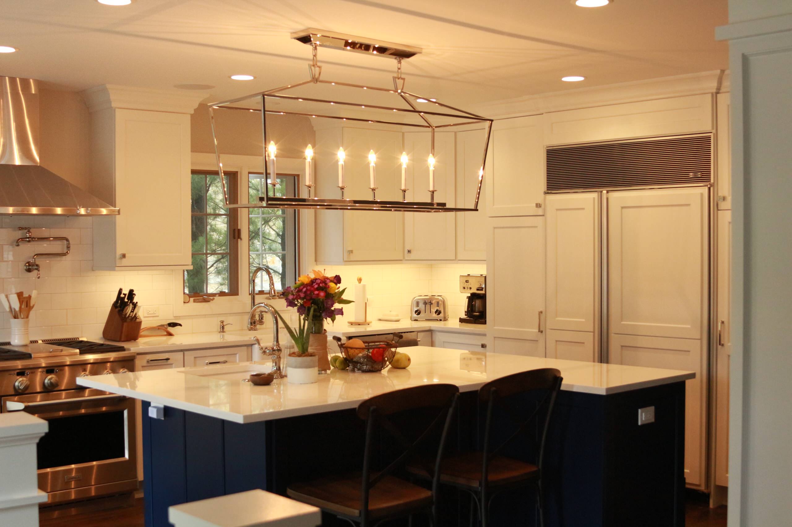 Winnetka Kitchen with Blue Island