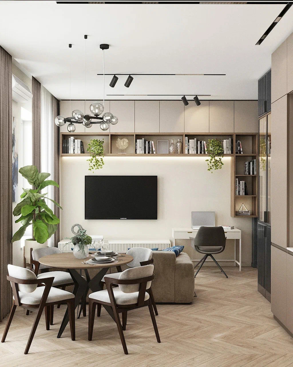 Квартира с кухней-гостиной 2Е в Воронеже