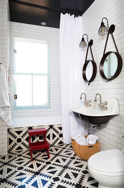 Dupont Circle Rowhouse transitional-bathroom