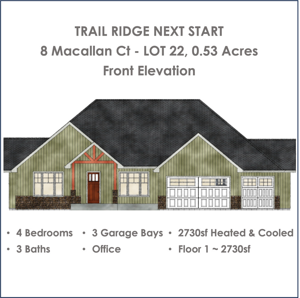 TRAIL RIDGE SUBDIVISION - 38 LOTS