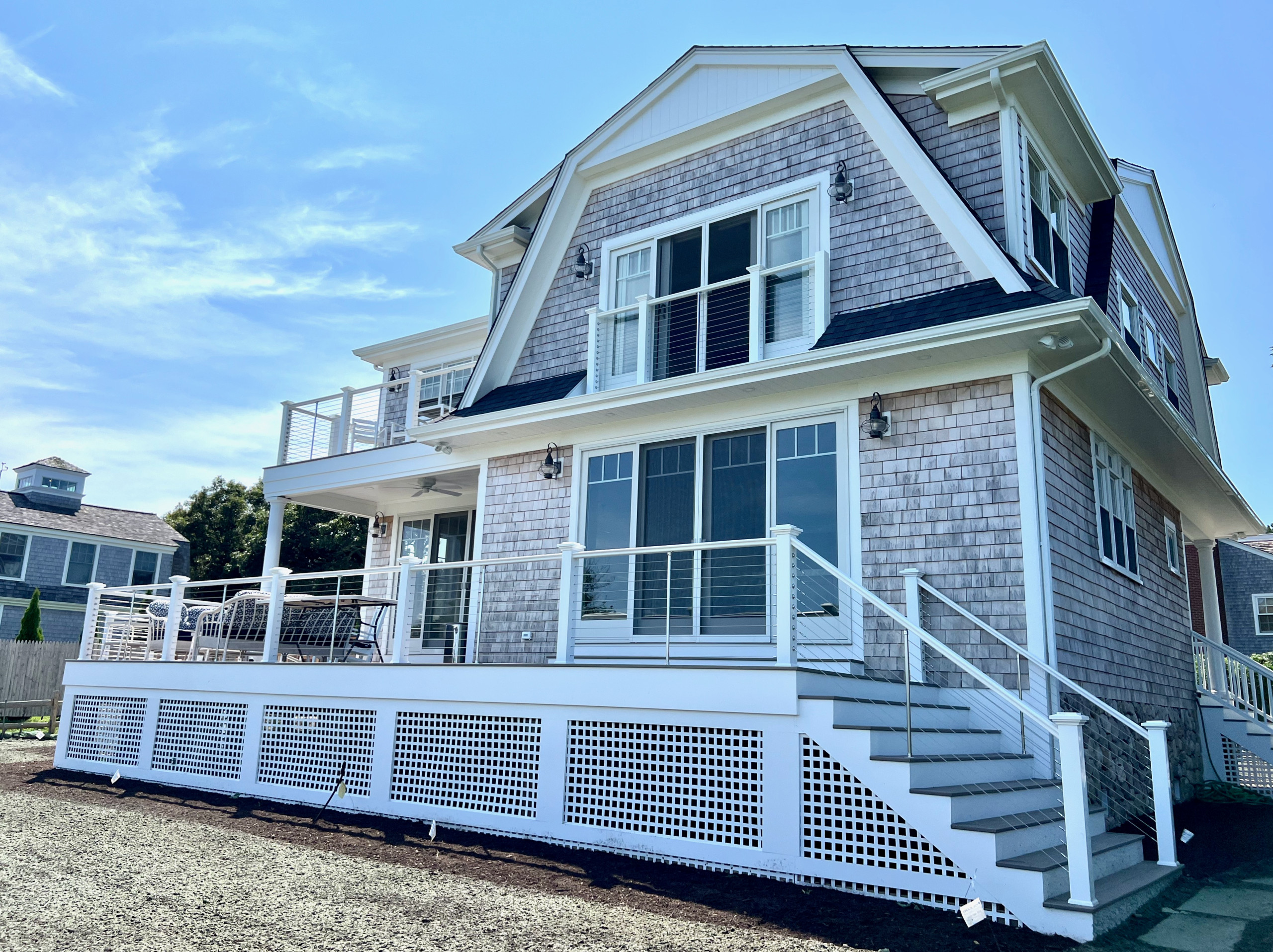Two Views Waterfront Shingle Style Home