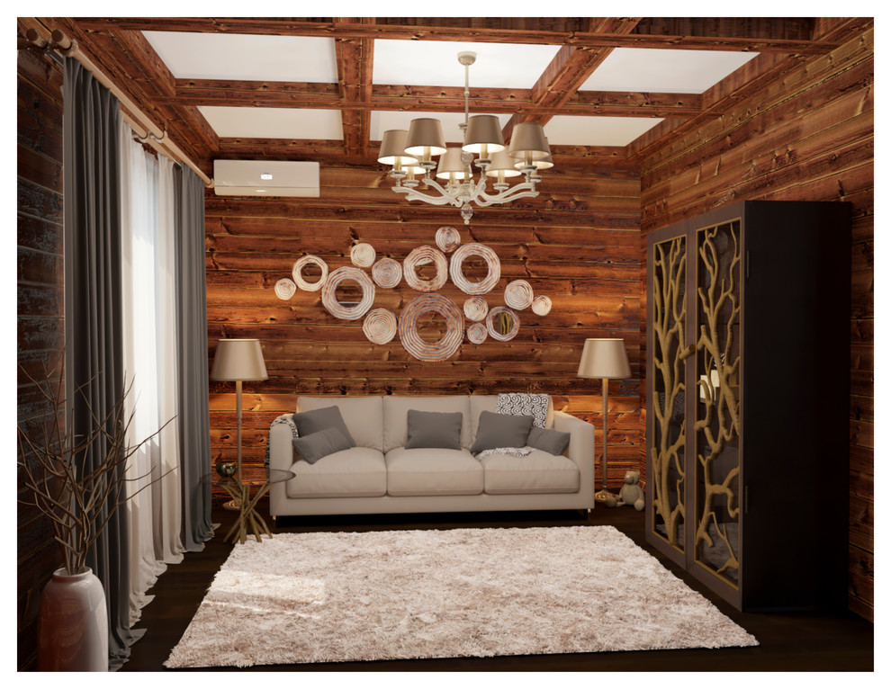 Деревянный дом в стиле "Шале" в д.Завидово Тверской области