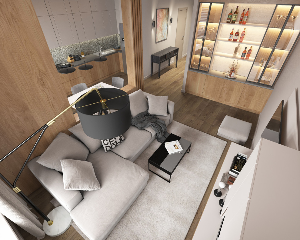 Проект квартиры в современном стиле