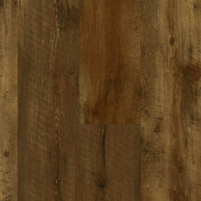 Armstrong Luxe Rigid Core Farmhouse Rugged Brown Vinyl Floor Sample Armstrong Luxe Rigid Core Farmhouse Rugged Brown Vinyl Floor Sample Traditional Flooring By Bestlaminate