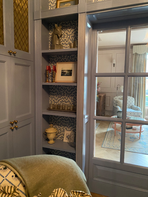 Music Room,  Glazed Sliding Doors klassisk-dagligstue