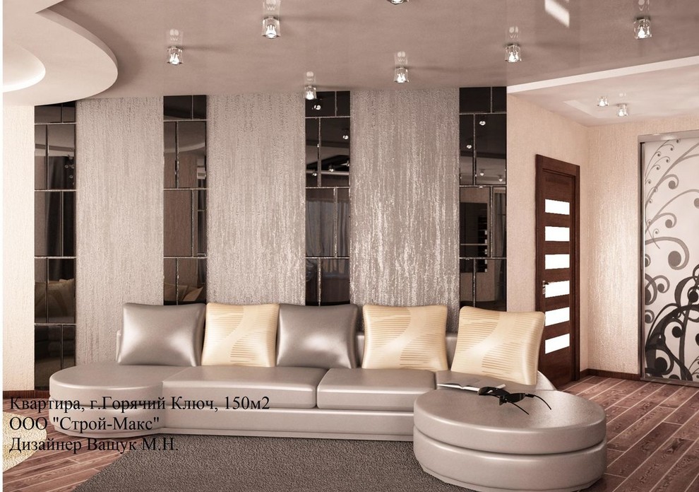 Разработка дизайн-проекта квартиры 150 м2 в городе Горячий ключ