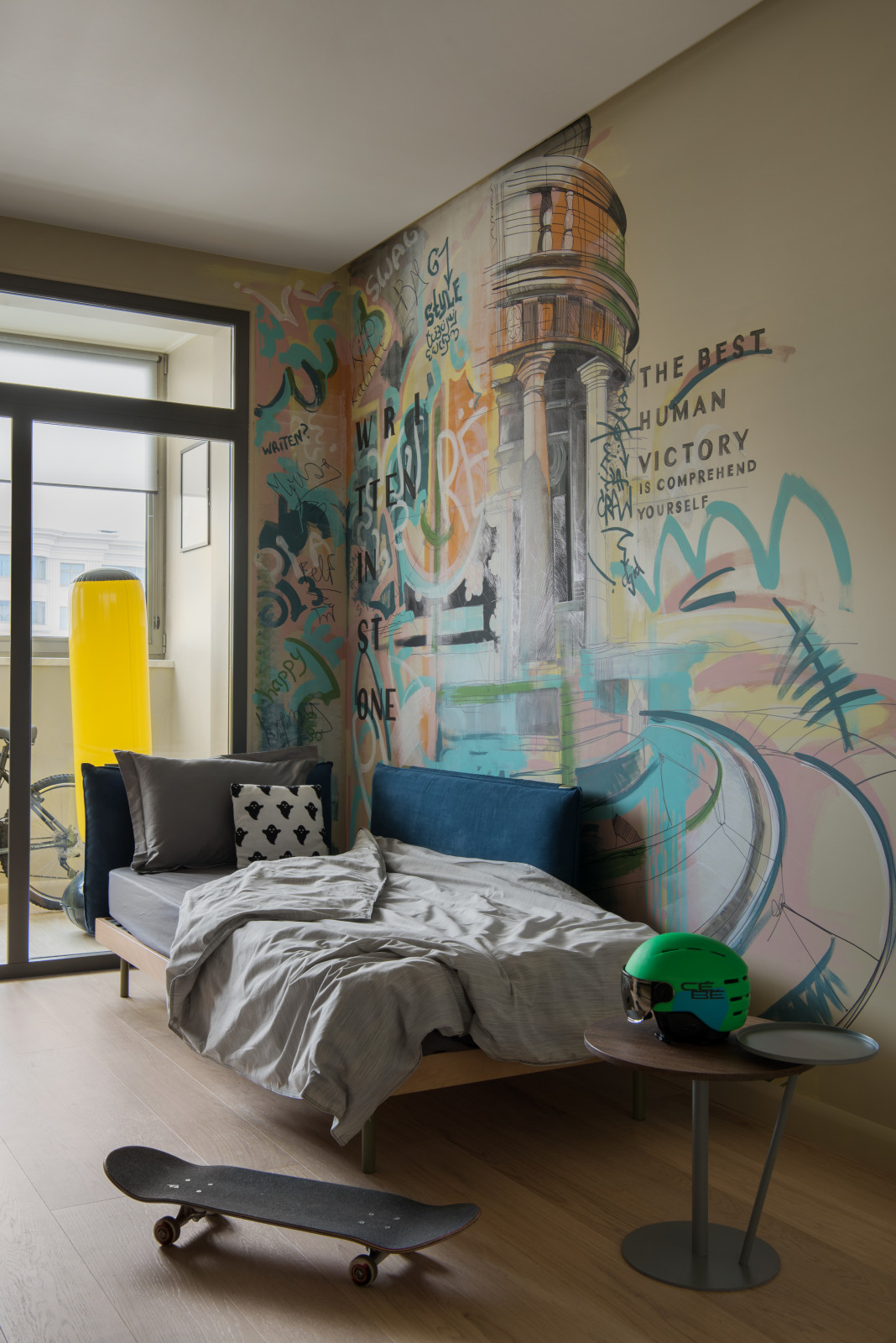 Роспись в комнате подростка «Олимп»