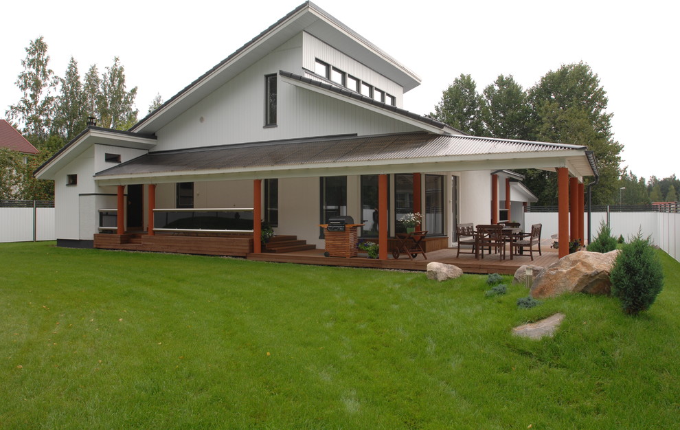 Экстерьер. Покрашенные объекты