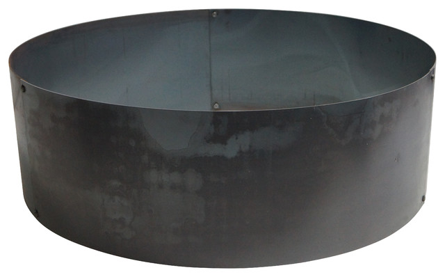 Solid Fire Ring 30 30 Contemporary Fire Pits By P D Metal