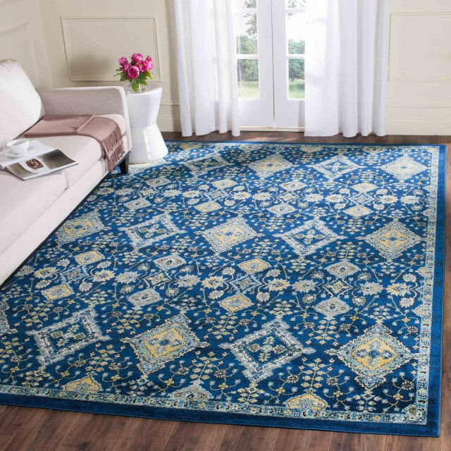 Safavieh Evoke Polyproplyene & Jute EVK224A Rug, 9'x12' Mediterranean