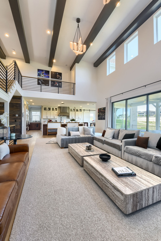 Castle Pines Beams and Architectural Wall