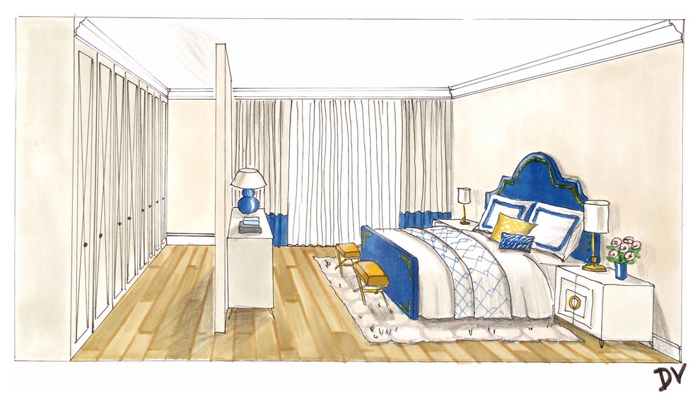 Интерьерные скетчи