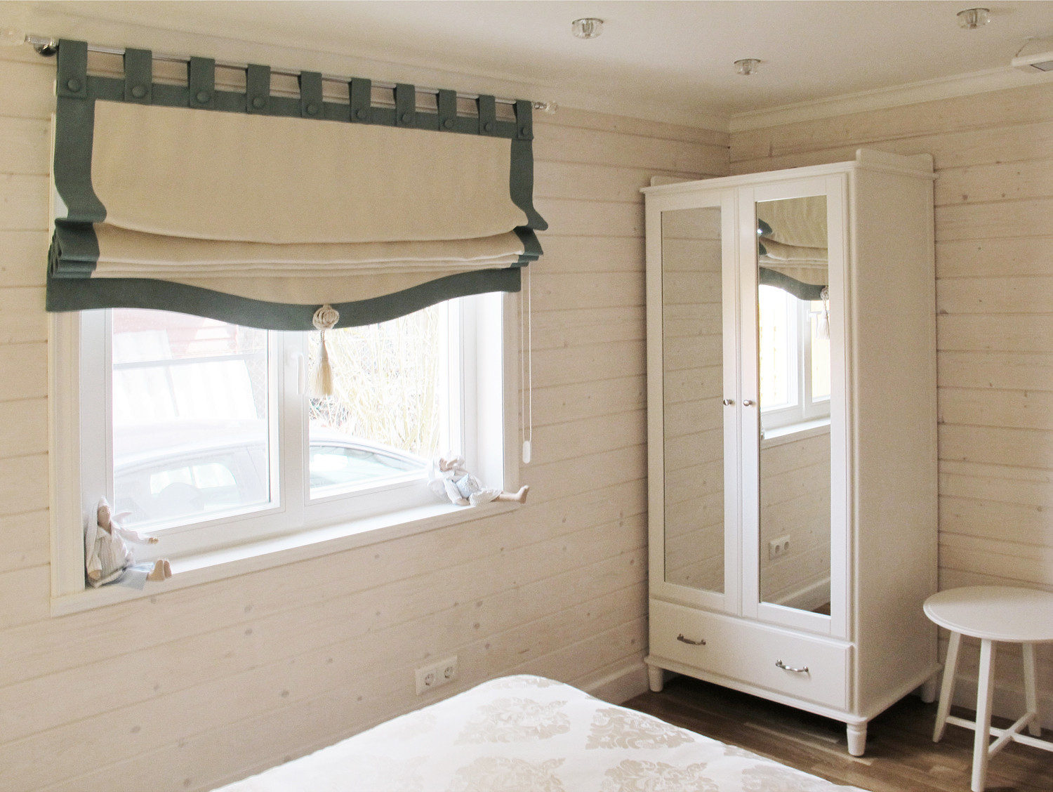 Одноэтажный загородный дом с баней