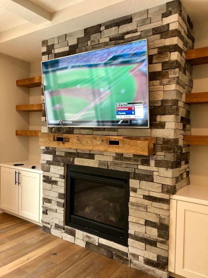 Family room - rustic family room idea