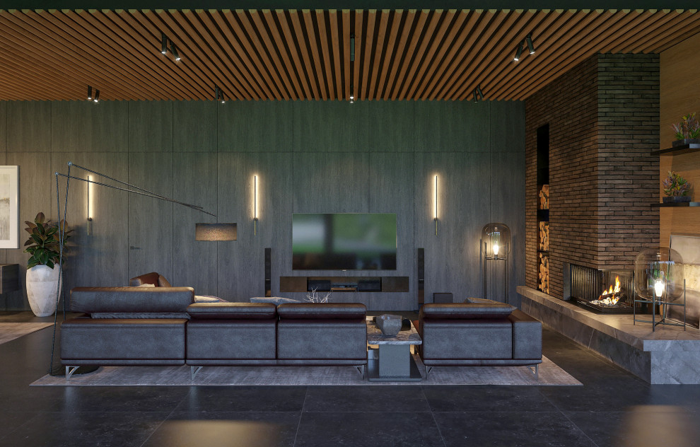 Интерьер павильона летней кухни