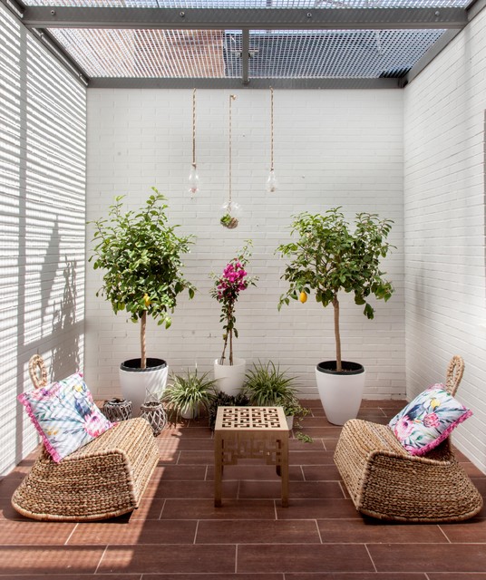 Chalet en Madrid mediterran-patio