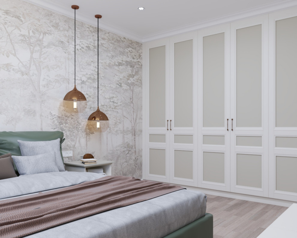 Спальня, фрагмент, визуализация