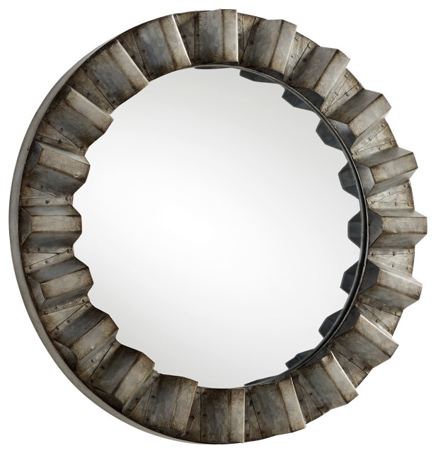 Cyan Design Argos Mirror in Galvanized Farmhouse Wall Mirrors by Lights Online Houzz