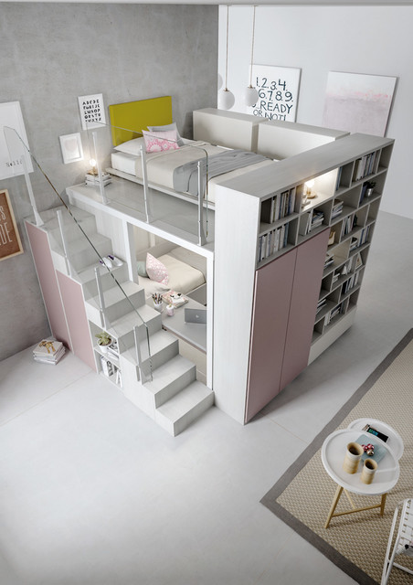 Space Saving Solutions contemporaneo-camera-da-letto