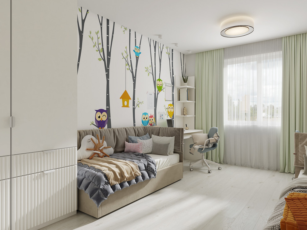 Геометрия комфорта. Квартира в современном стиле: 3-комнатная квартира 86 м2