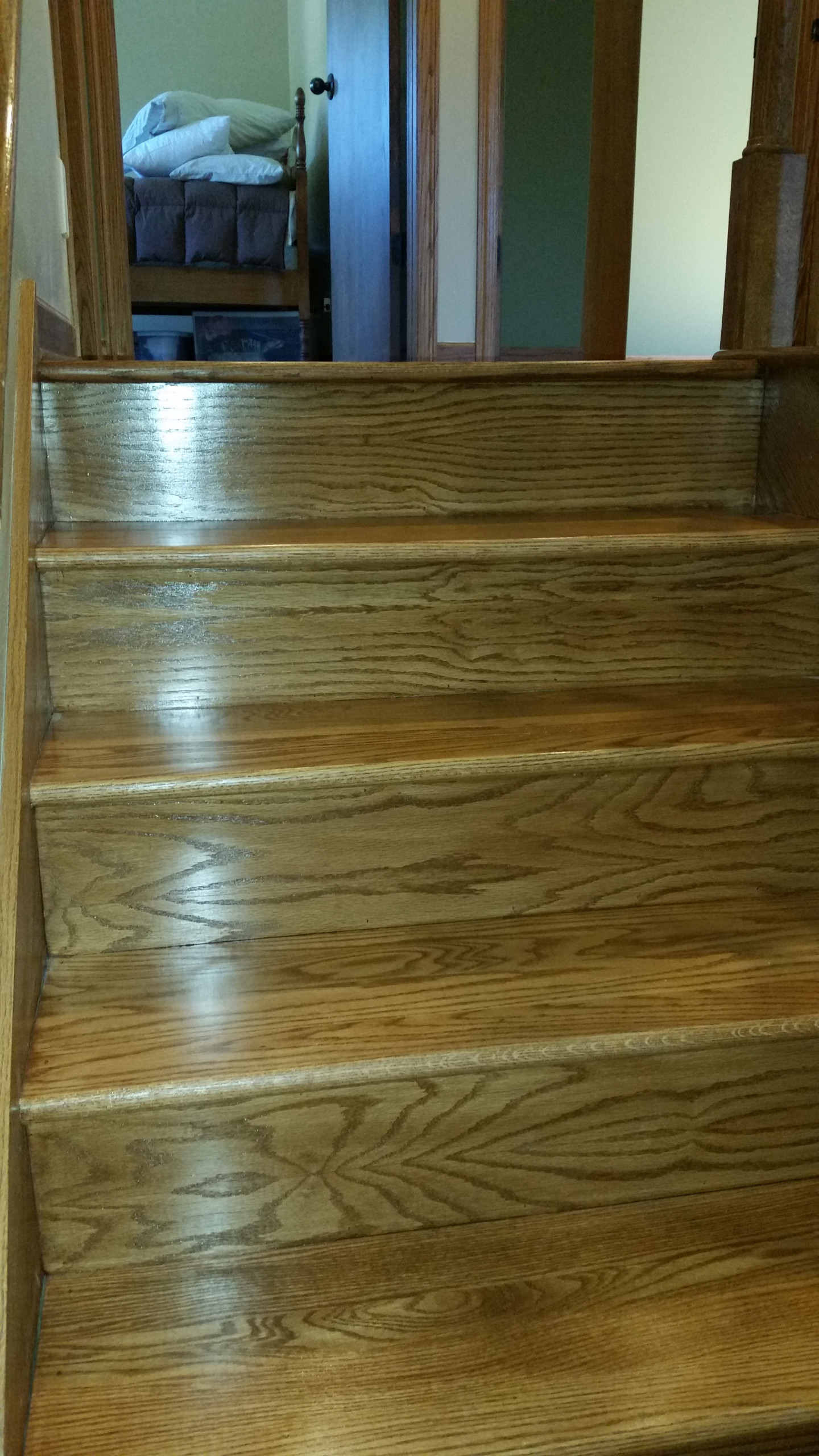 Rebuilt staircase
