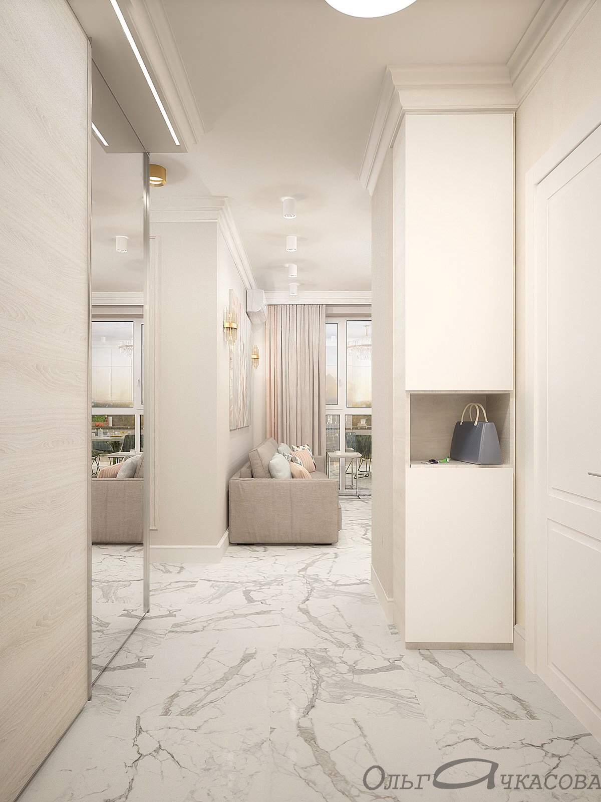 проект квартиры в Москве для семьи из четырех человек