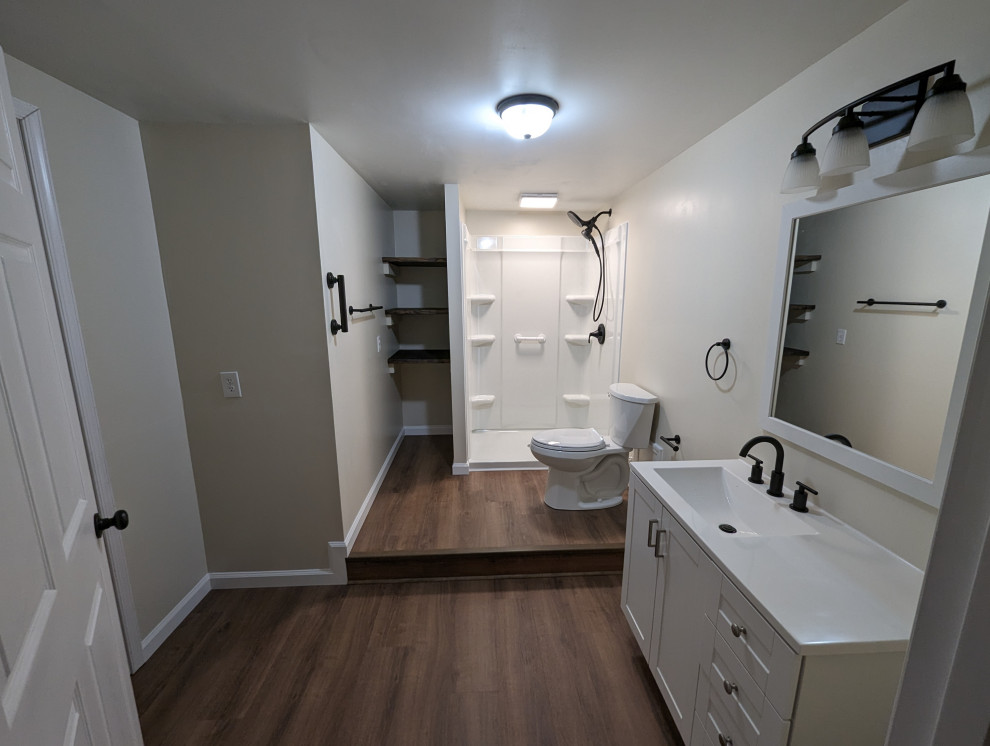 Farmhouse Full Bathroom and Kitchenette