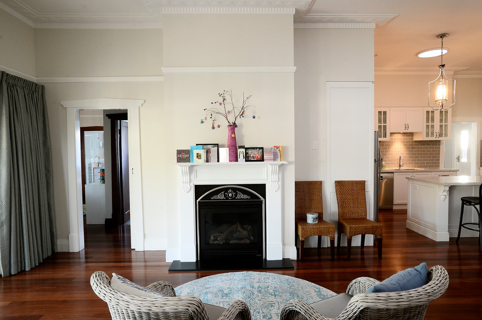 Inspiration for a traditional family room in Perth.