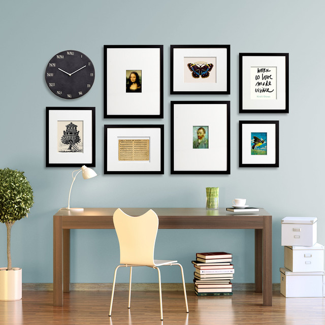 Gallery wall layouts – using EasyGallery® frames - Modern - Chicago - by  Change of Art® | Houzz