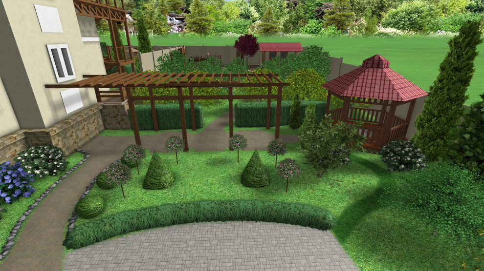 Приусадебная территория минигостинницы