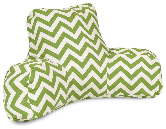Sage Majestic Home Goods Vertical Stripe Reading Pillow