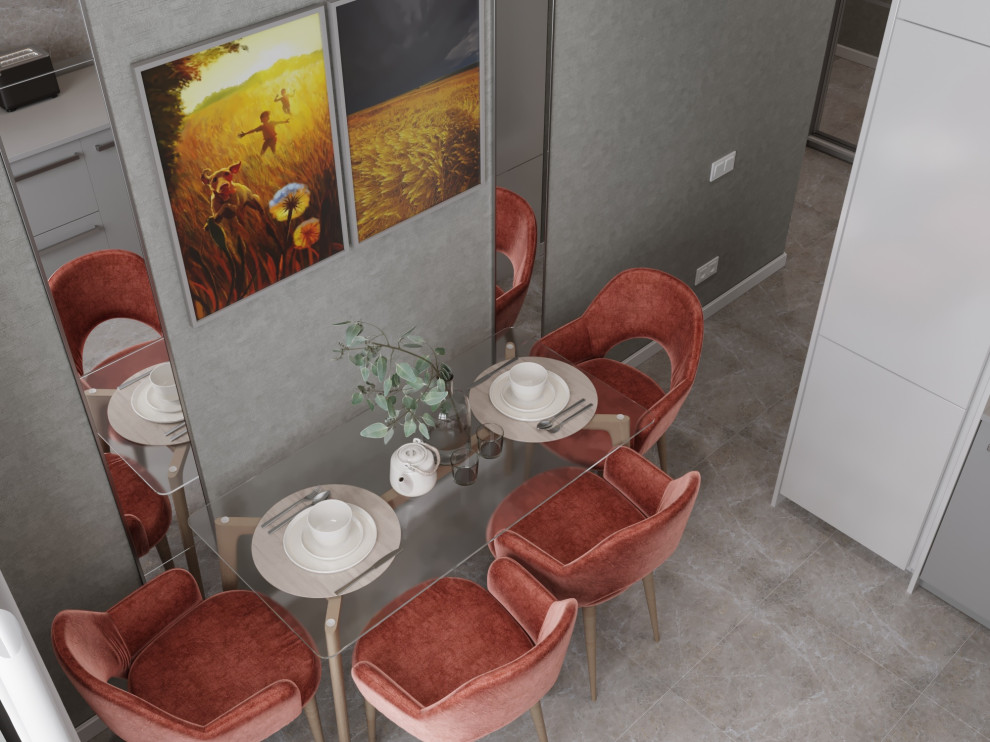 кухня с яркими акцентами