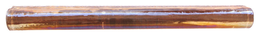 0.75 in x 8 in 100% Recycled Glass Pencil Liner Trim in Iridescent Citrine