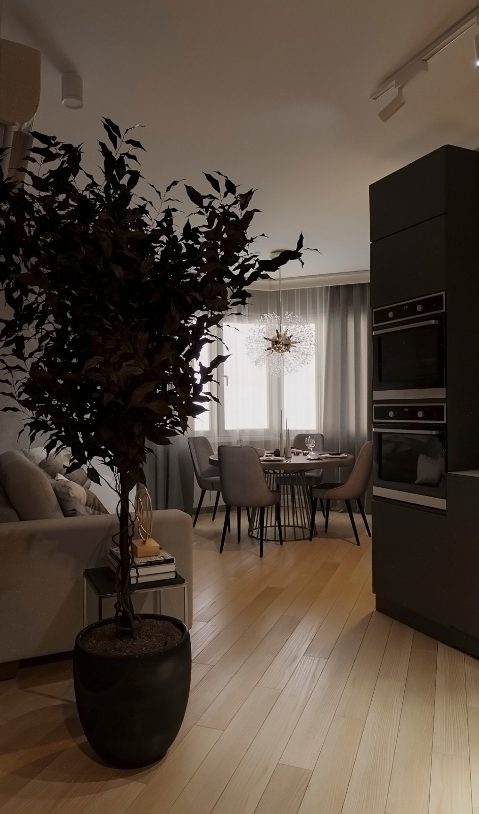 Кухня-гостинная