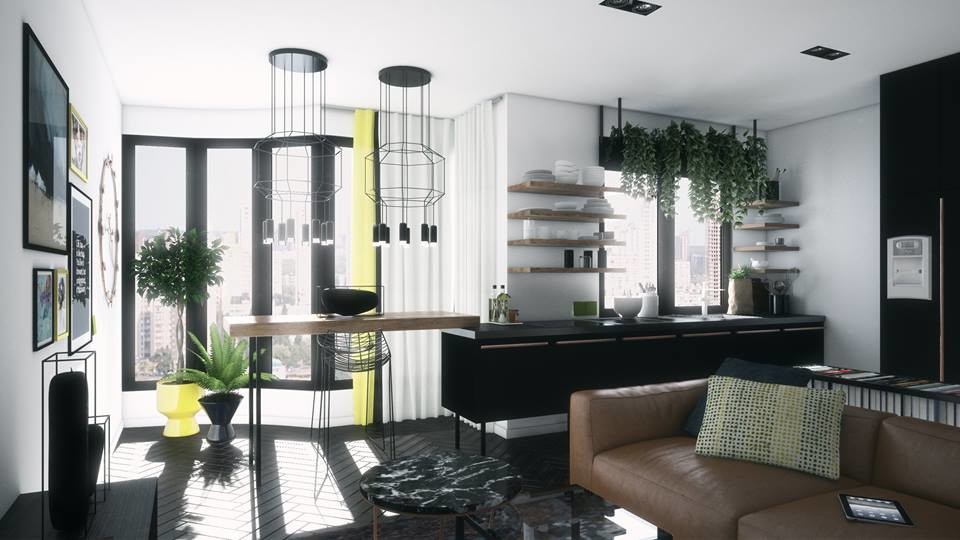 Квартира для молодого холостяка, 52 кв.м.