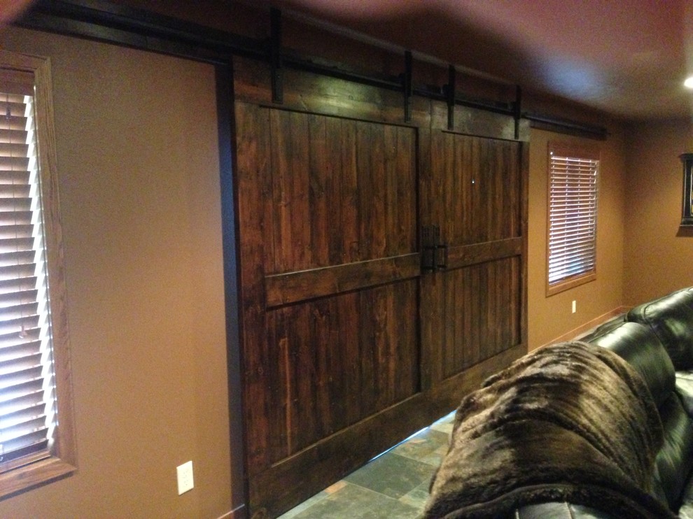 Barn Door Hardware Traditional Basement Other By