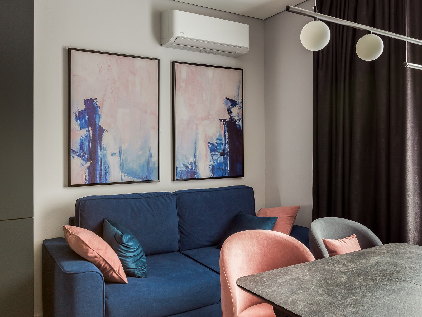 Синий, синий иней... на Ленинском (фото)