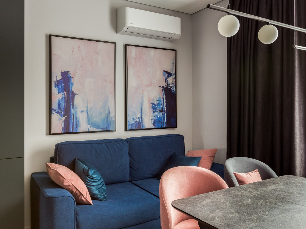 Синий, синий иней... на Ленинском (фото)