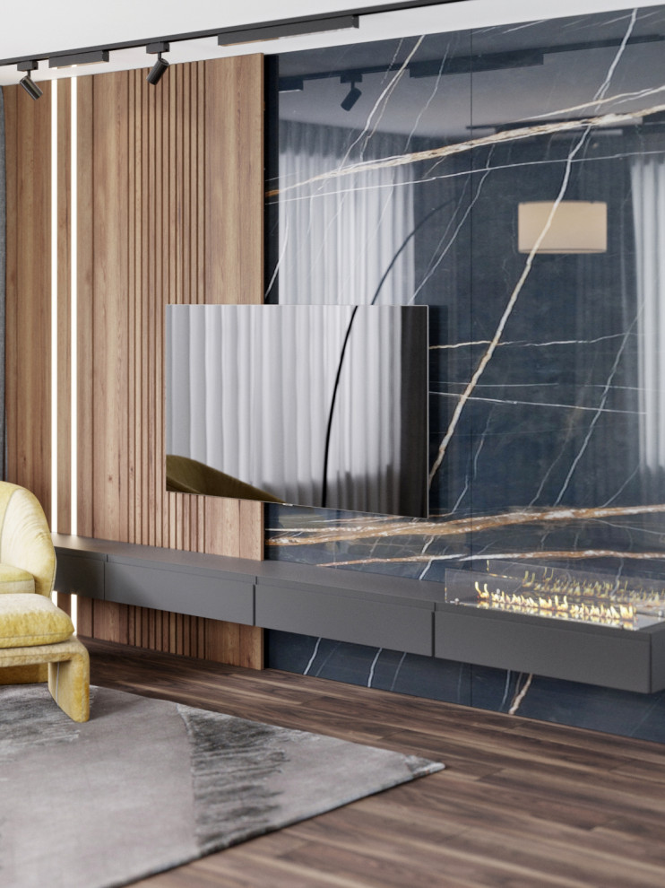 Дизайн-проект кухни-гостиной 38 кв.м