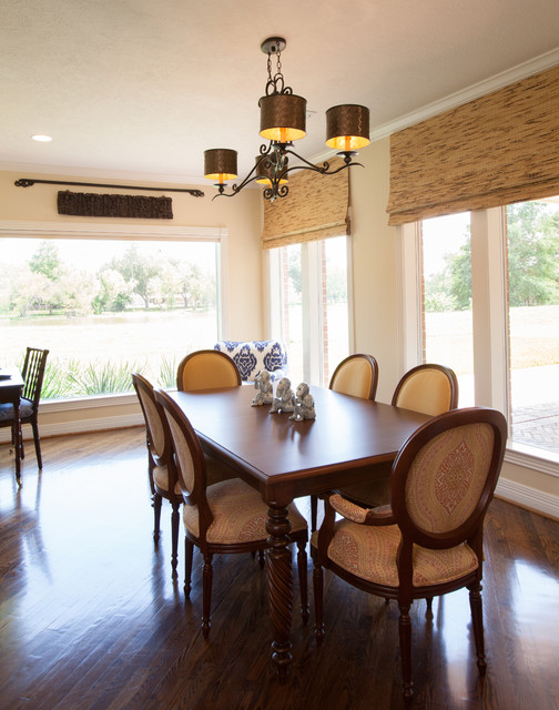 British Colonial - Traditional - Dining Room - Houston - by Creative