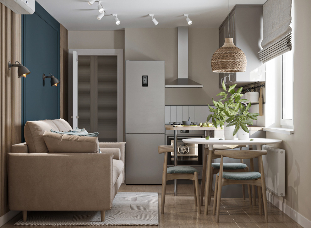 Однокомнатная квартире  в скандинавском стиле ЖК Новая Кузнечиха