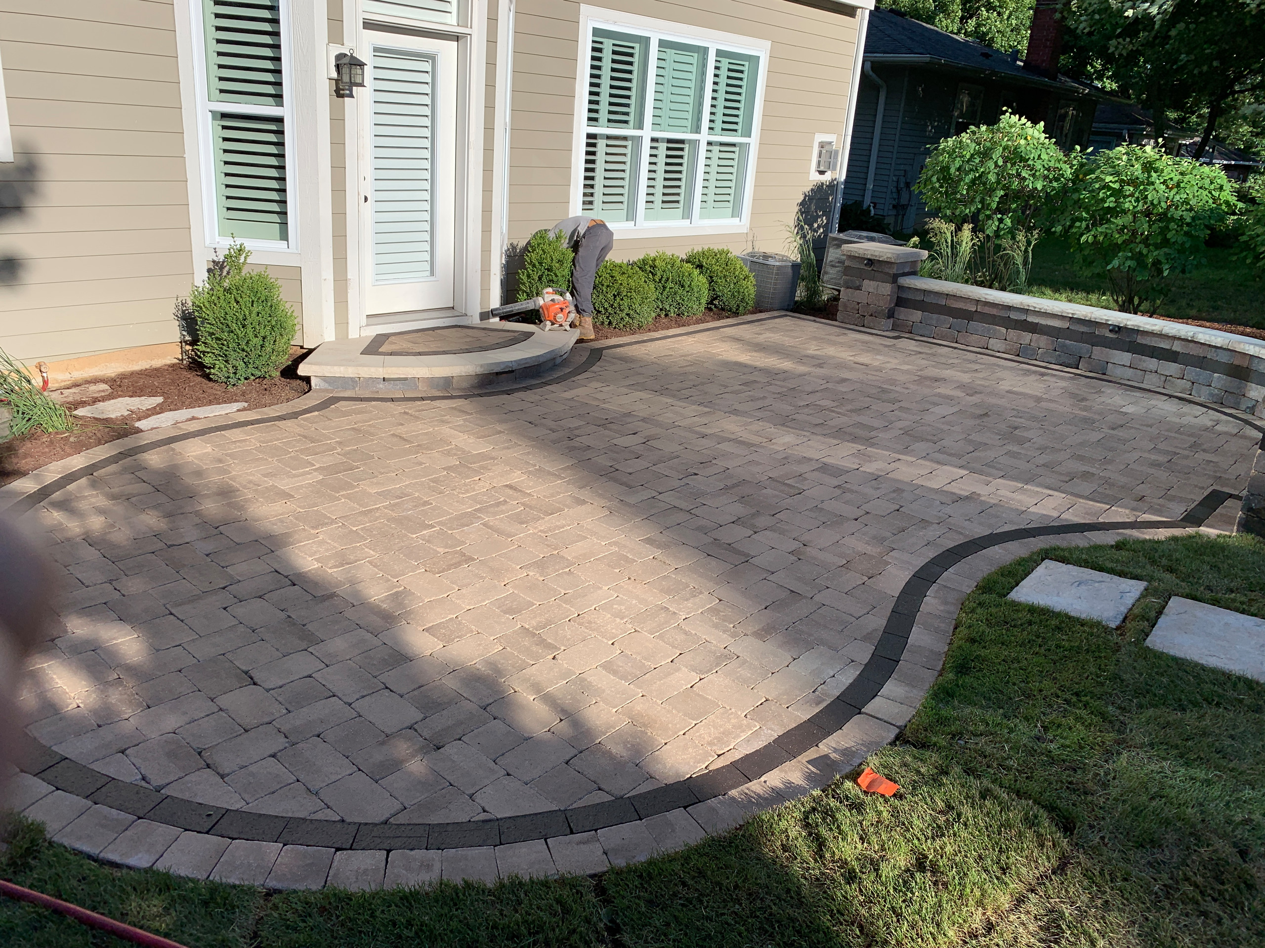 Outdoor Patio with Clay Pavers