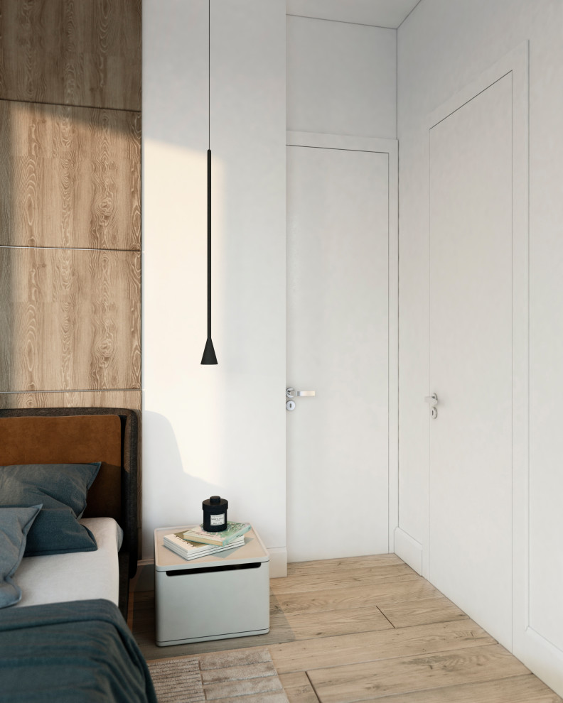 Спальня в ЖК "Пресня Сити"