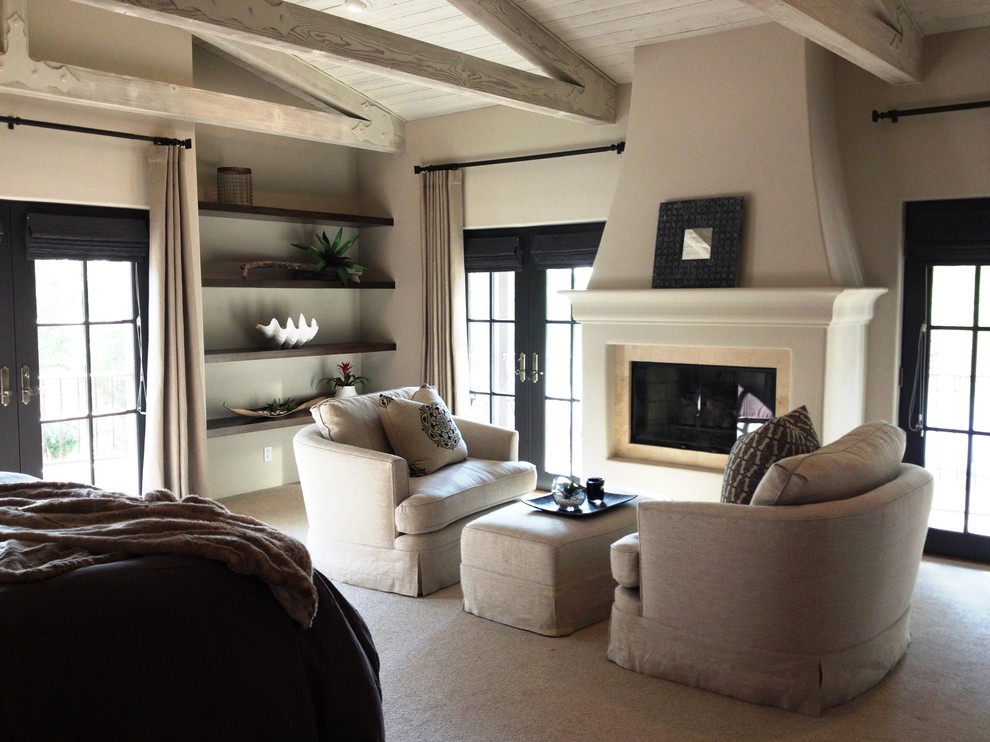 Country bedroom in Santa Barbara.