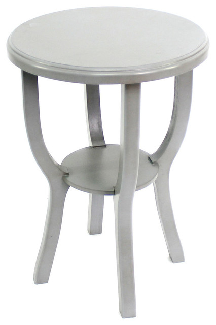 Homeroots Furniture Country Cottage Style Light Wooden Stool