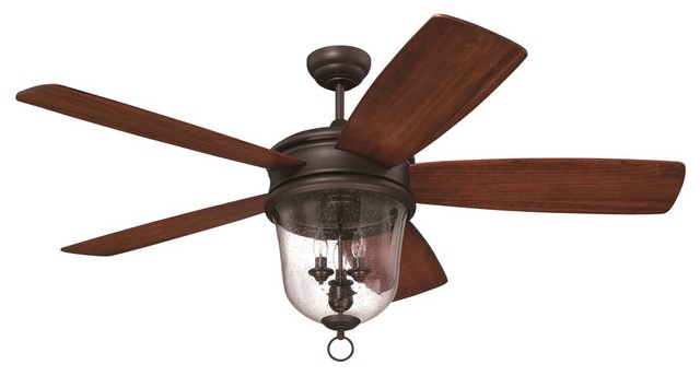 Craftmade 60 Fredericksburg Ceiling Fan Oiled Bronze Gilded