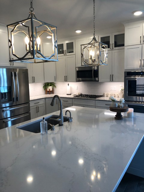 Serene White Kitchen american-traditional-kitchen