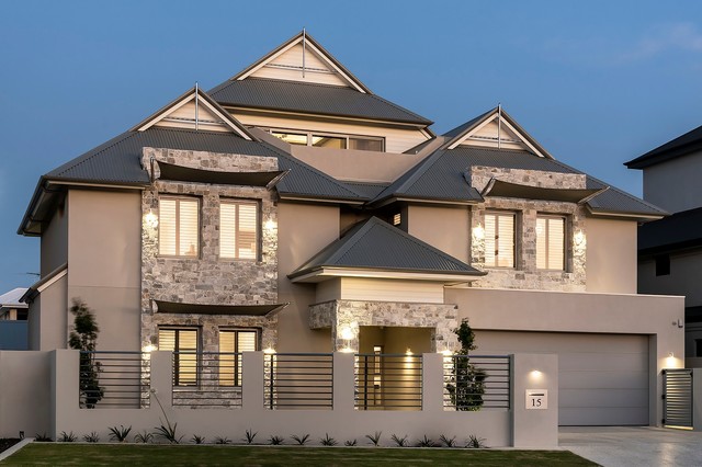 Hillarys modern-fasad