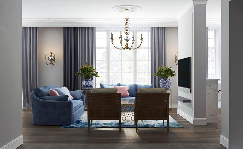 Emerald. Интерьры элитного жилого дома в коттеджном поселке в пригороде