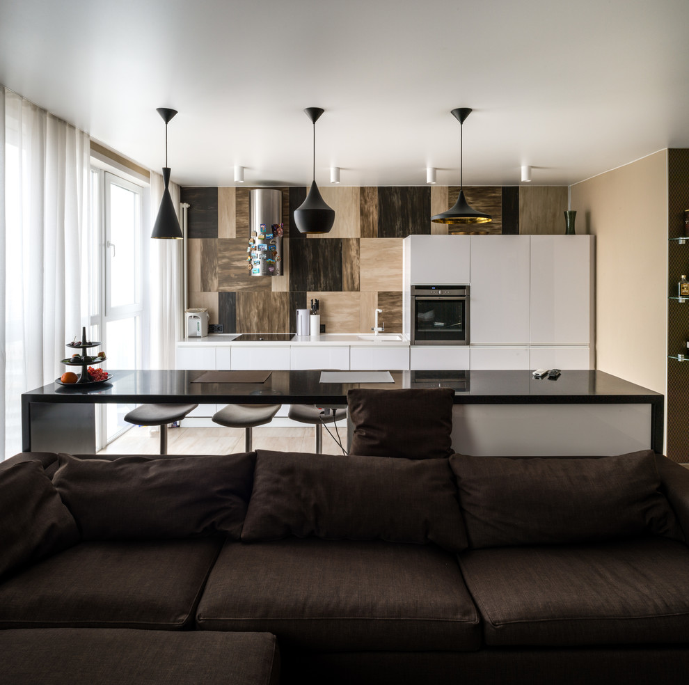 Апартаменты на 20-ом этаже в современном стил